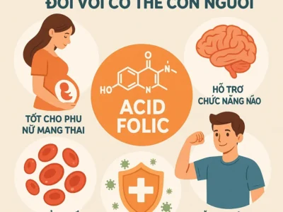 Tác dụng của acid folic (Vitamin B9) đối với cơ thể 5 tac dung cua acid folic
