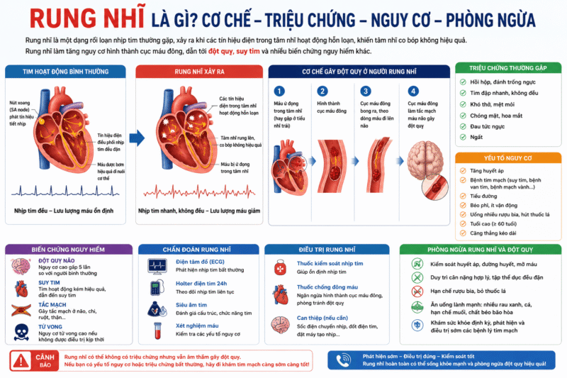 Rung Nhĩ Và Nguy Cơ Đột Quỵ: 5 Nhóm Đối Tượng Không Được Chủ Quan? 1 rung-nhi