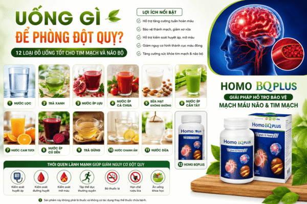 Uống Gì Để Phòng Đột Quỵ? 12 Loại Đồ Uống Tốt Cho Tim Mạch Và Não Bộ 1 uong-gi-de-phong-dot-quy